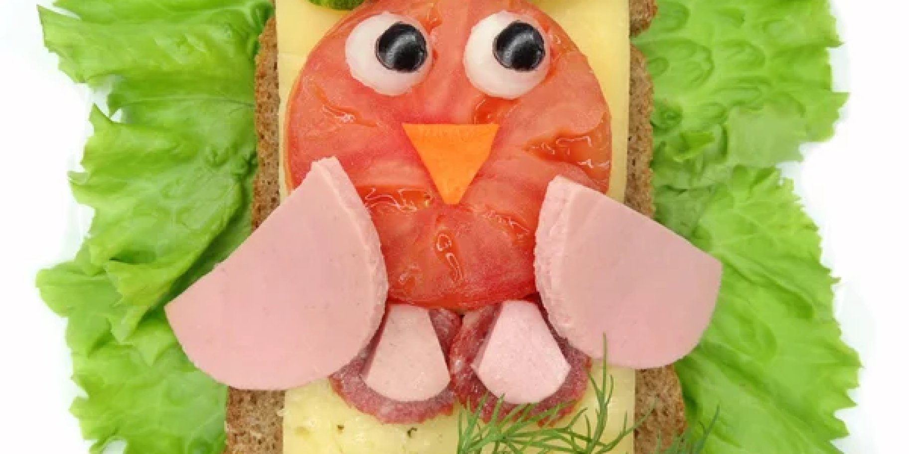 Бутерброд «Злі пташки»