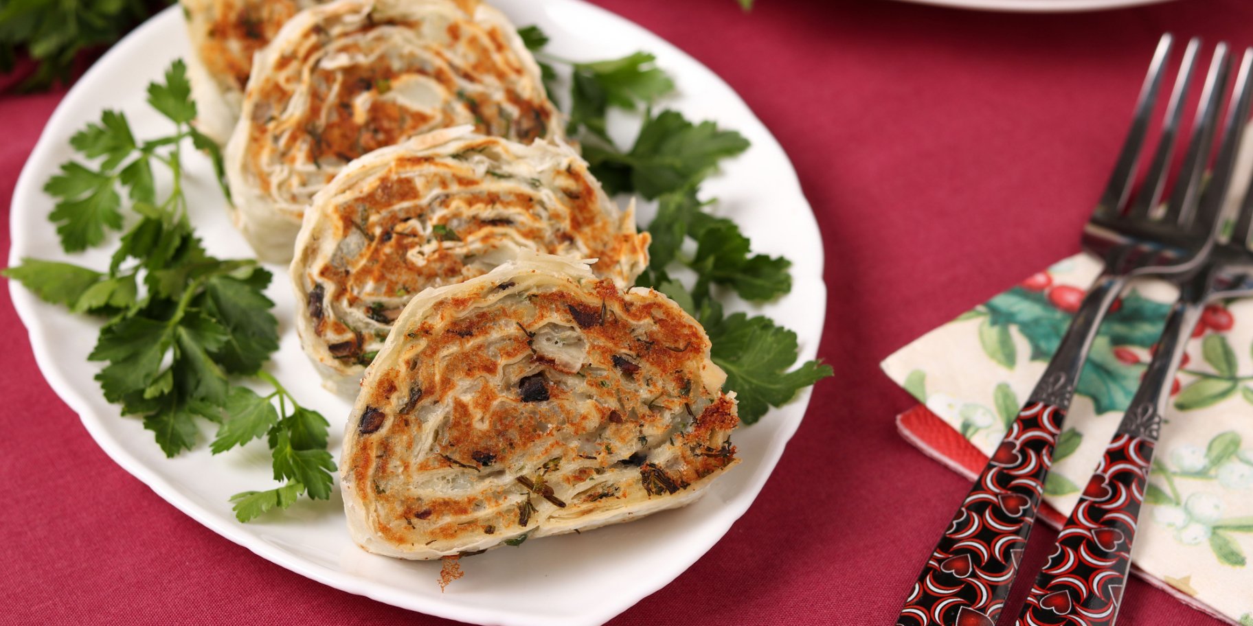 Сырно-мясной ролл из лаваша