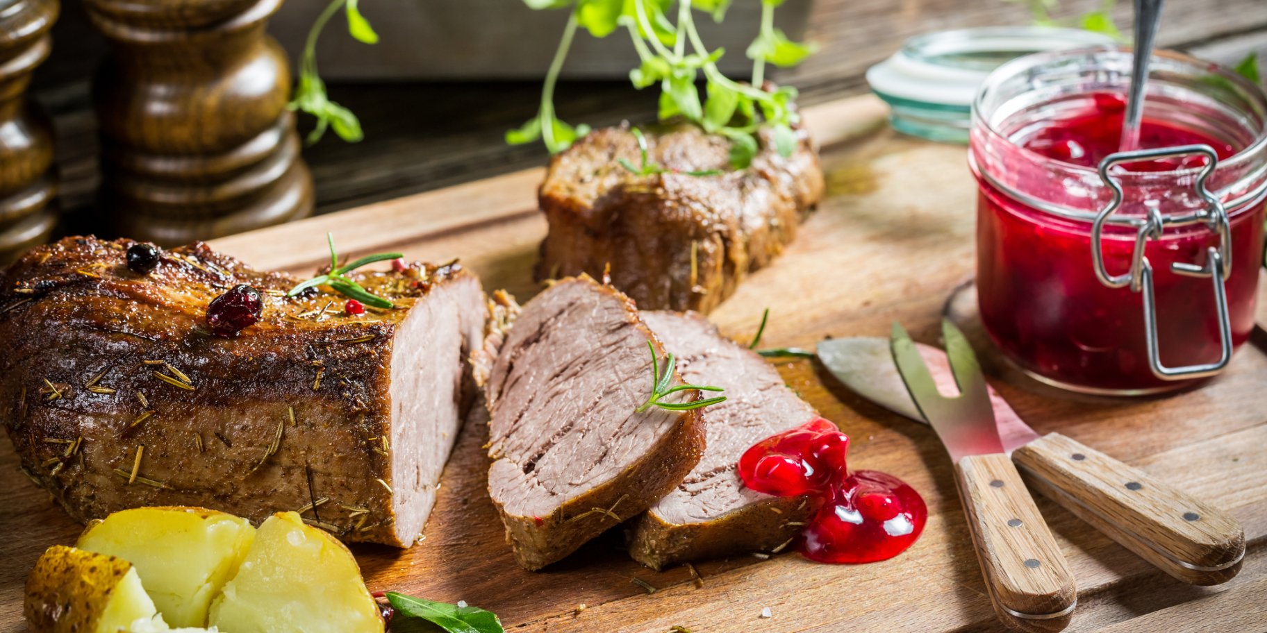 Журавлинна підлива для м'яса із цедрою