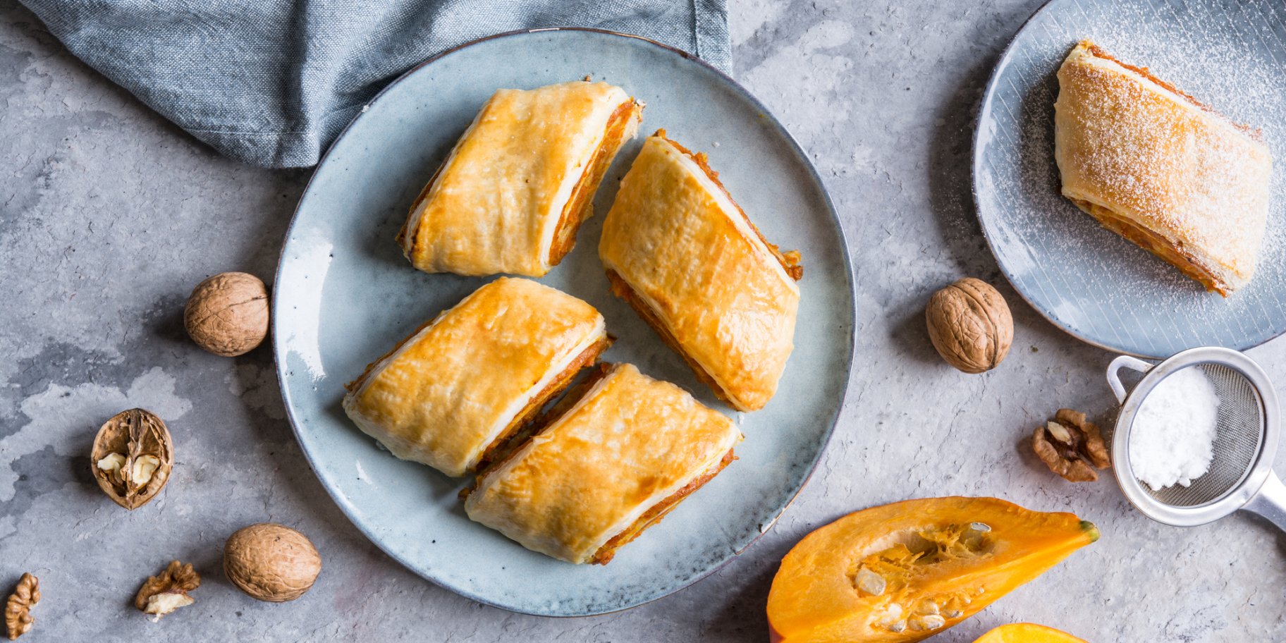 Штрудель с тыквой и корицей: рецепт