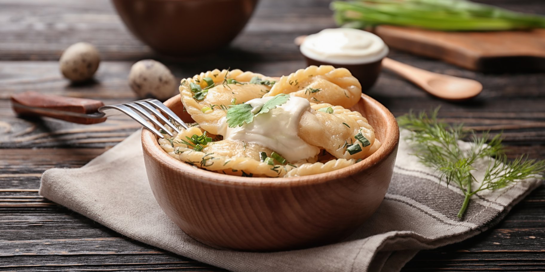 Вареники з квасолею рецепт