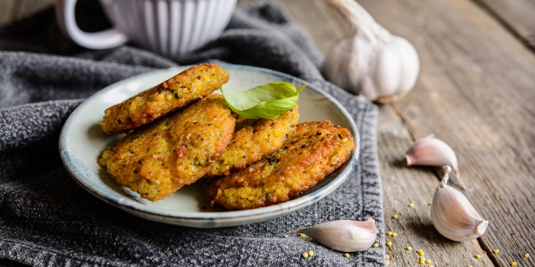 Картопляні котлетки з грибами