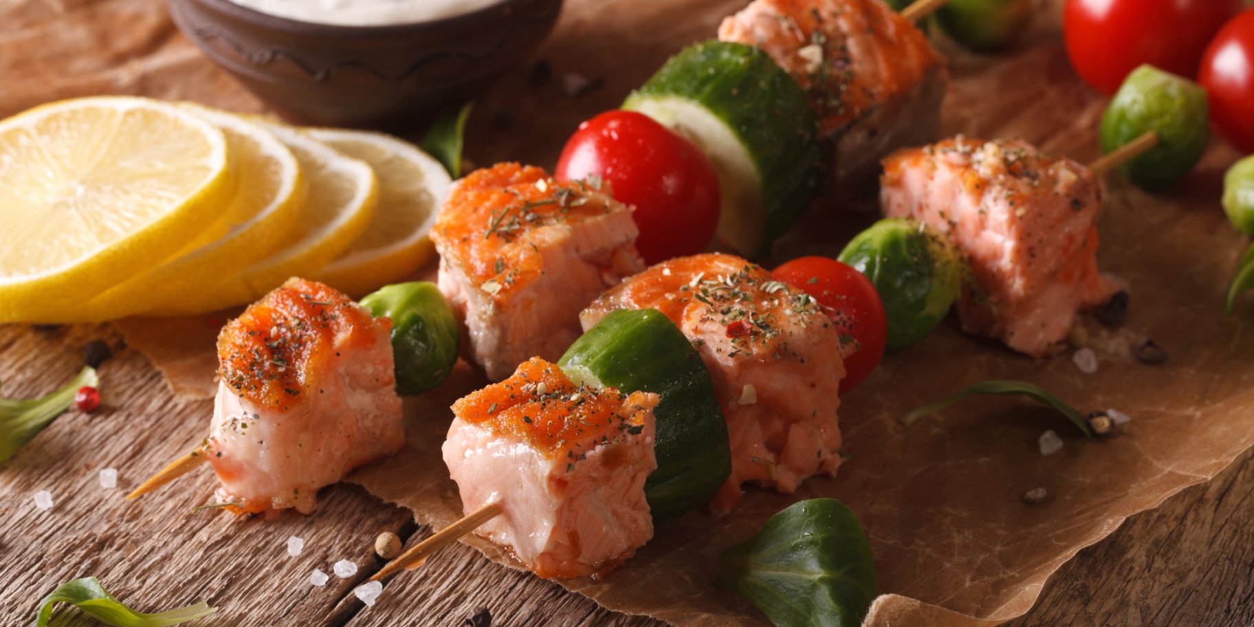 Шашлик із сьомги