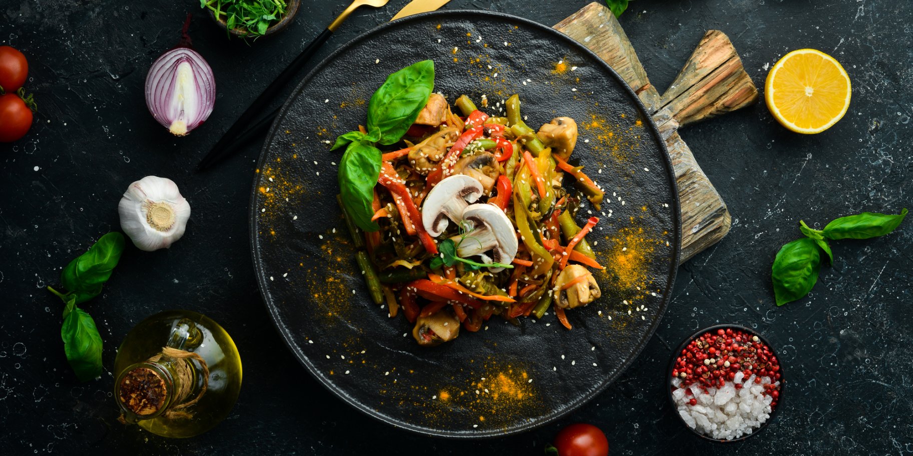 Овочі вок по-східному