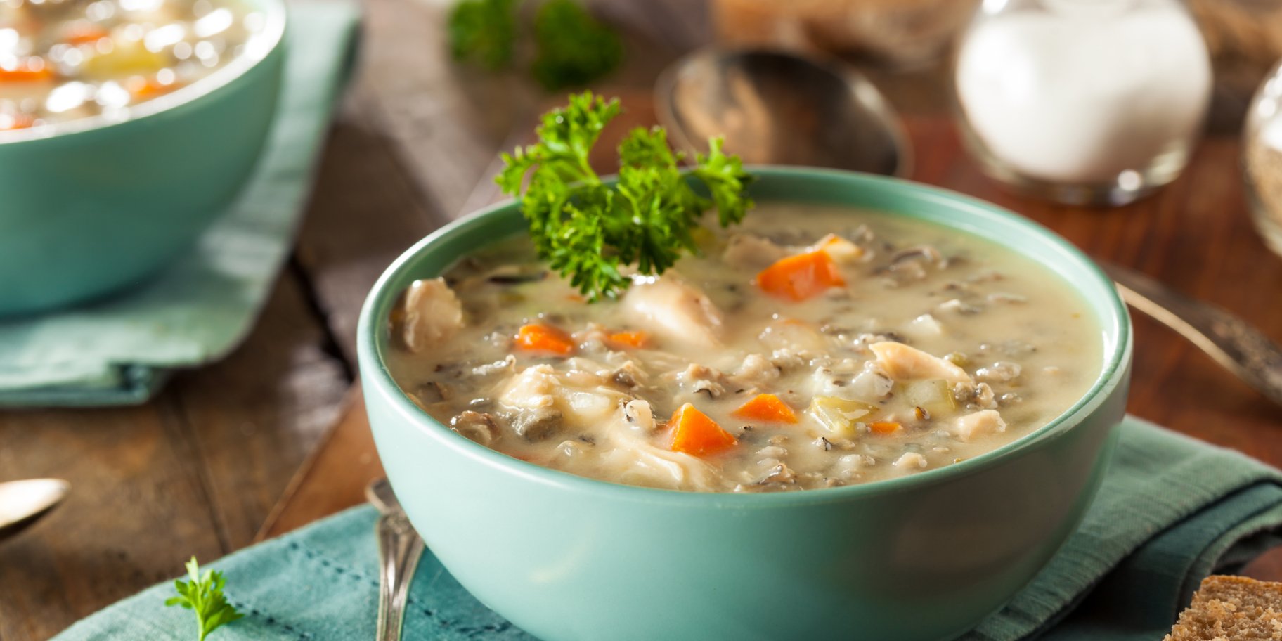 Суп з курятиною і перловкою