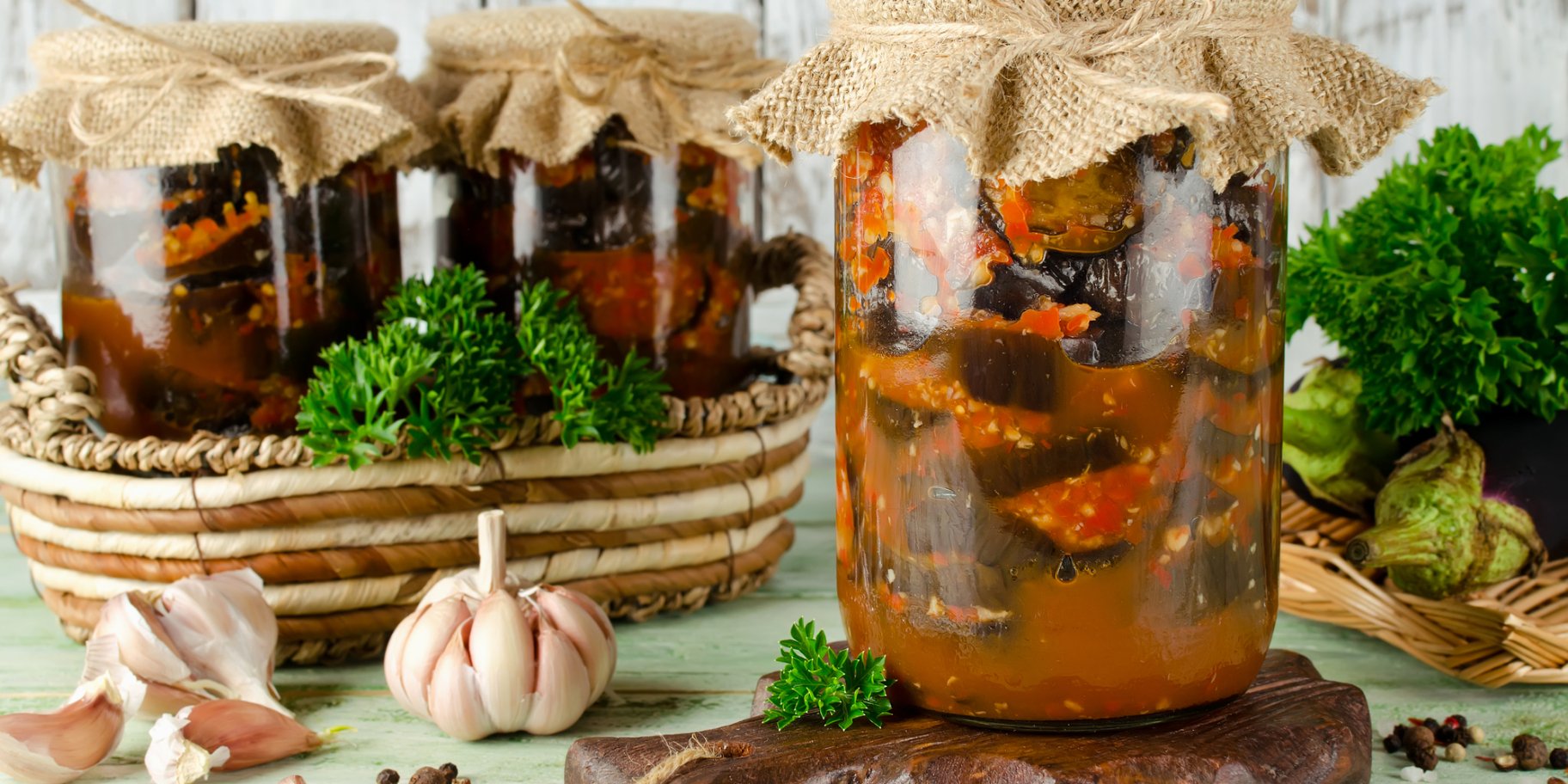 Салат з баклажанами на зиму