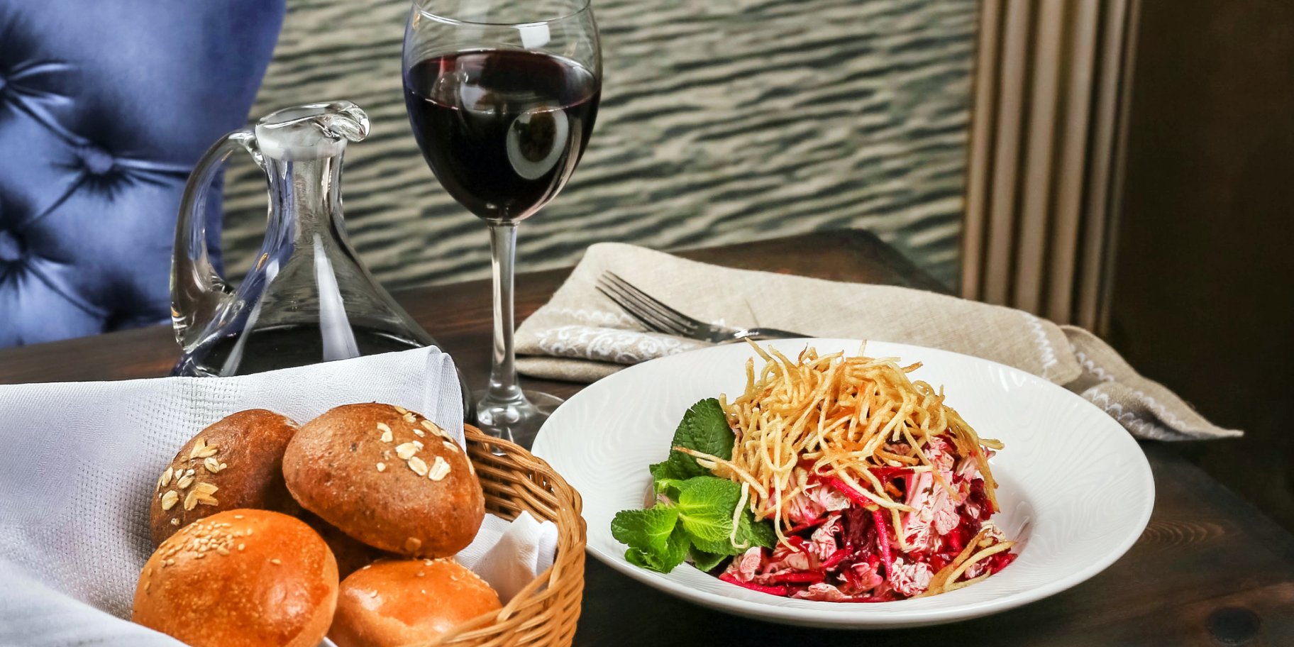 французький салат із буряком