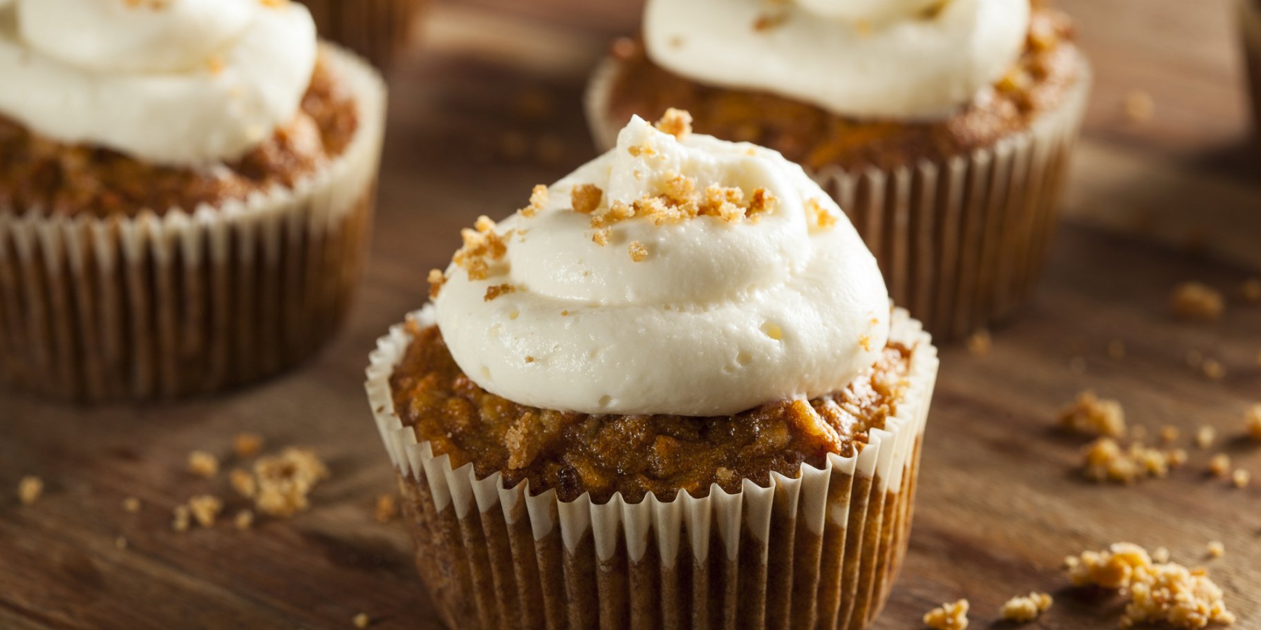 Морквяні капкейки з кремом