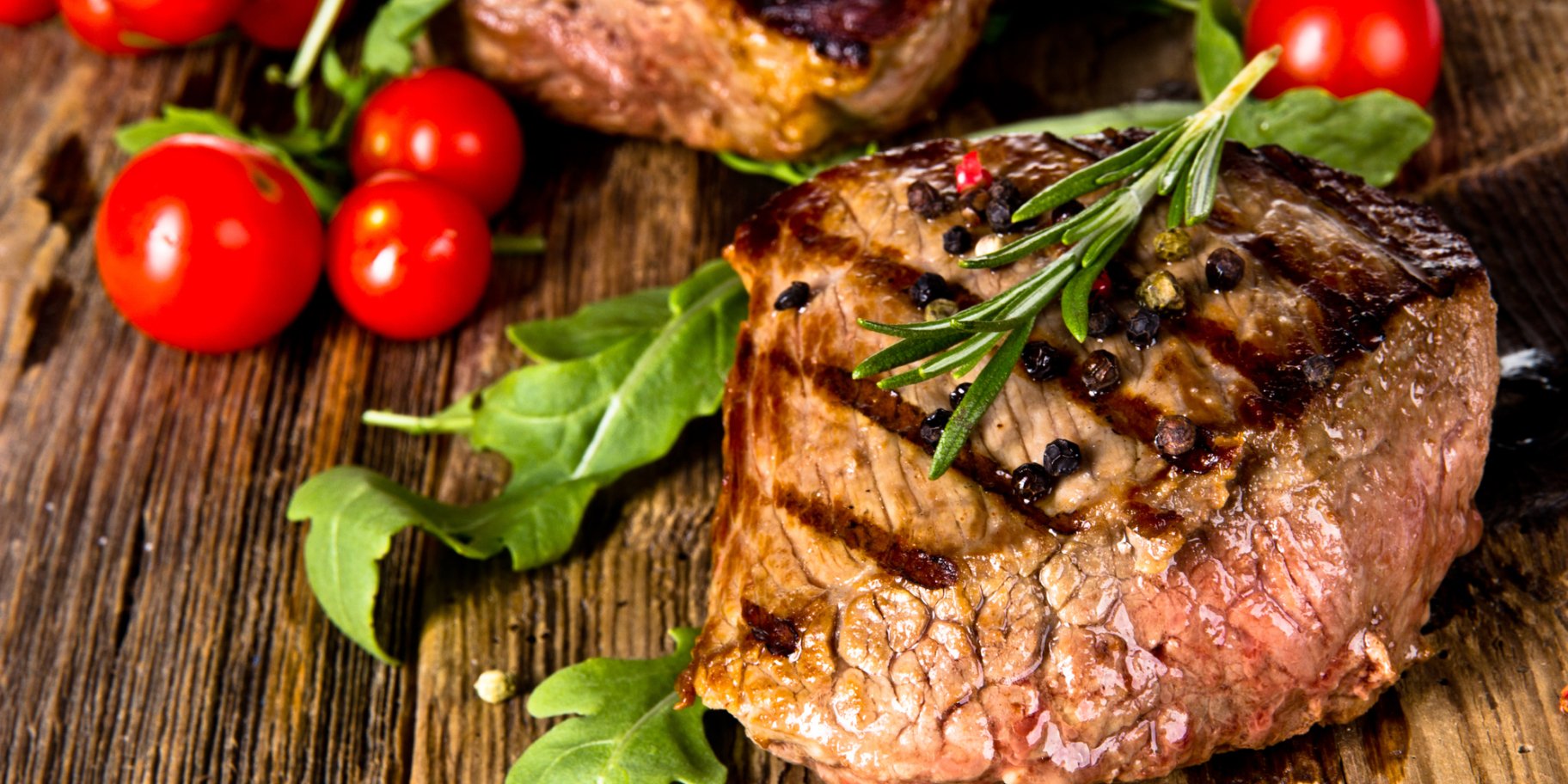 Стейк на гриле