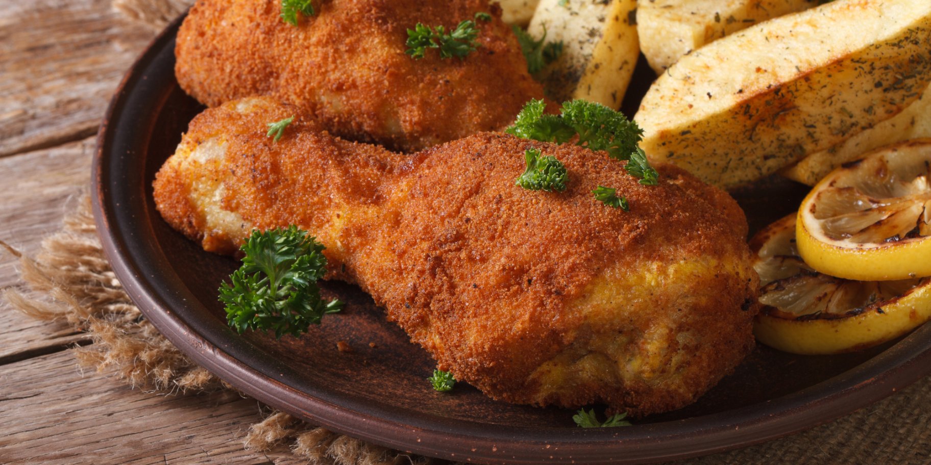 Курячі гомілки в паніровці