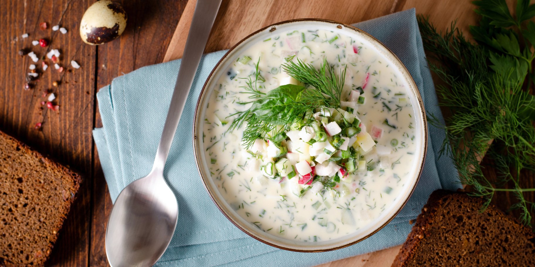 Окрошка на айрані