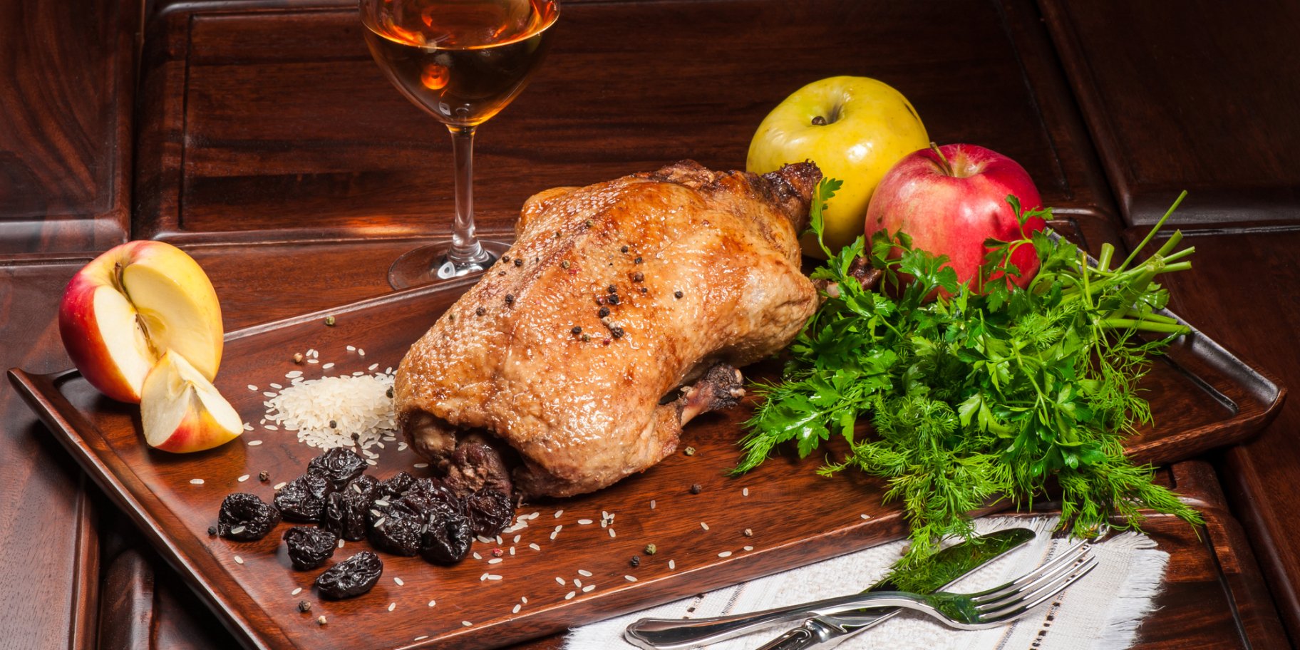 Утка с черносливом