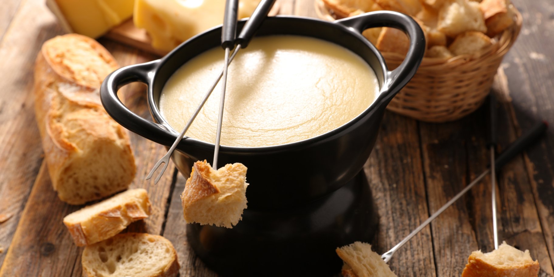Сырное фондю с сидром