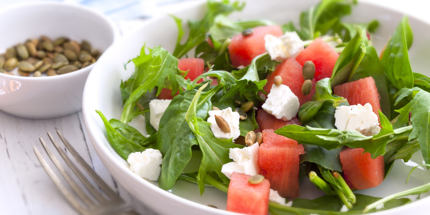 салат з кавуном та фетою