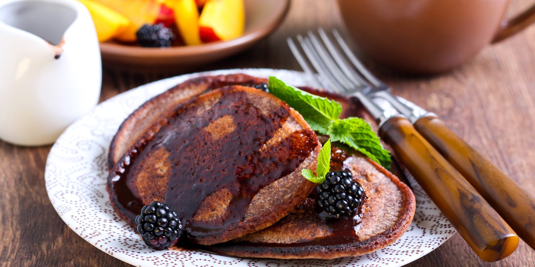 Шоколадні оладки з кисломолочним сиром