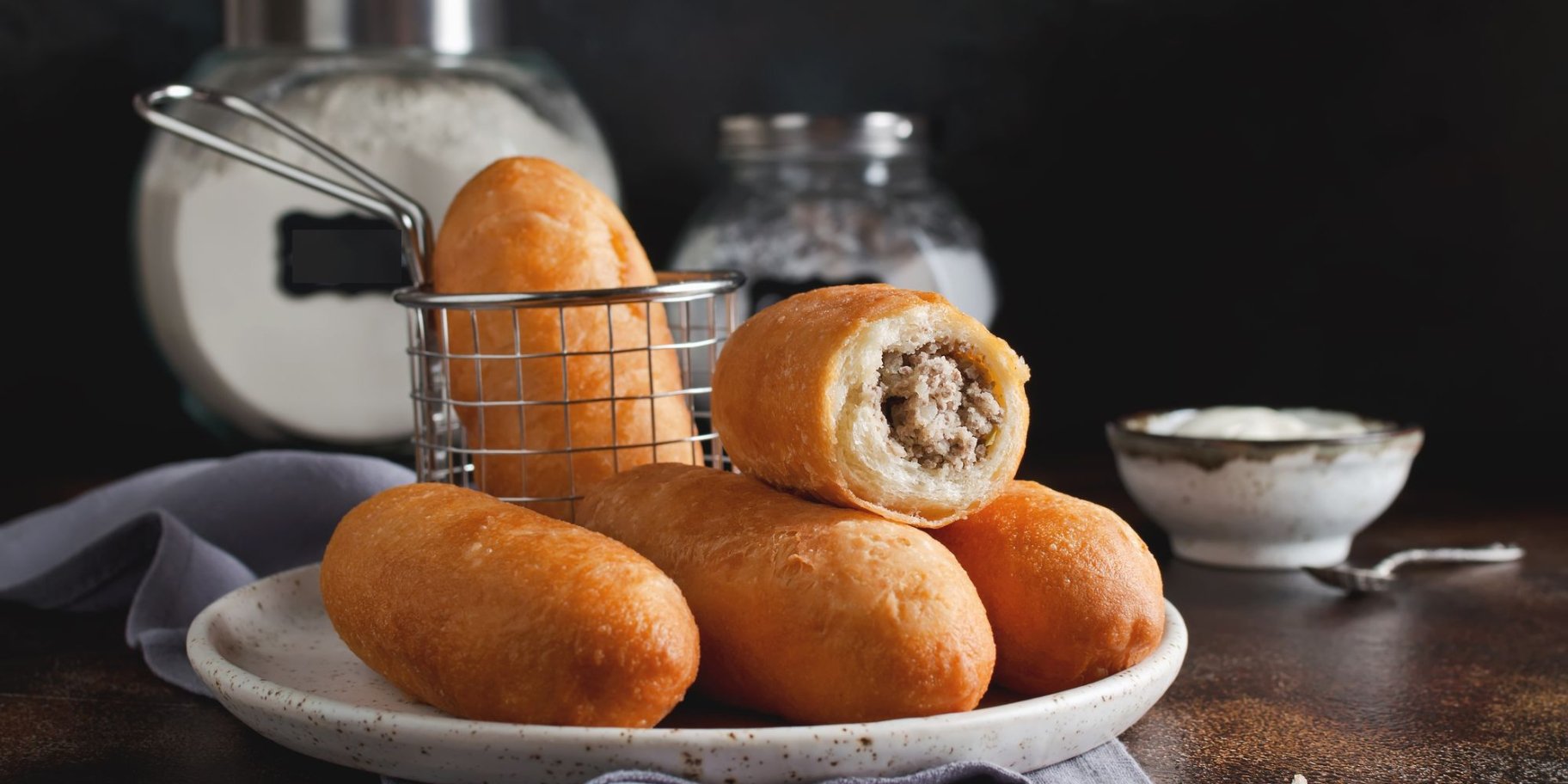 Смажені пончики з лівером