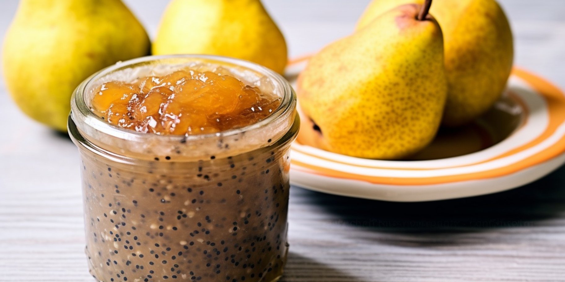 грушевое варенье с маком