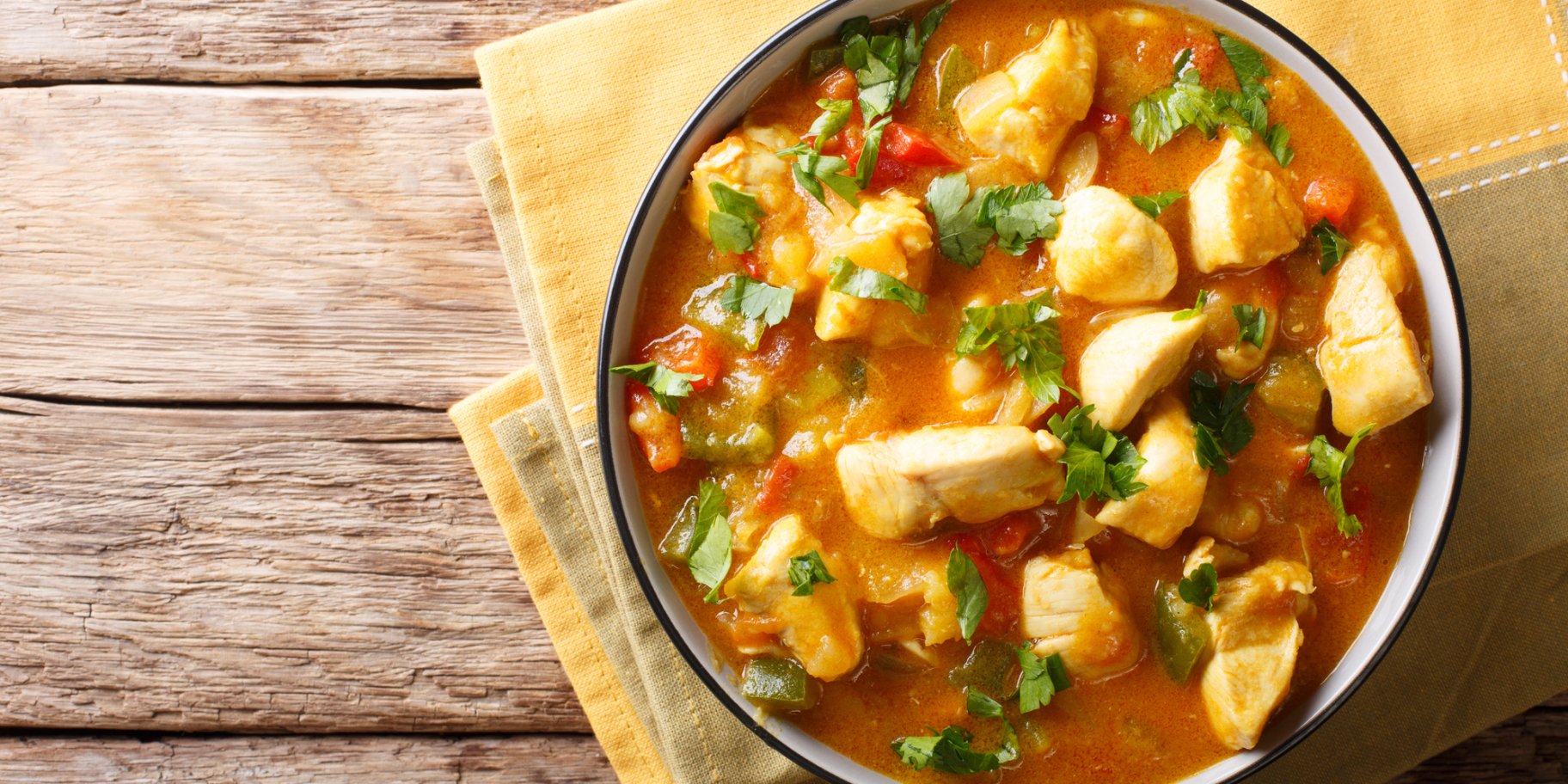 Овощной суп с куркумой