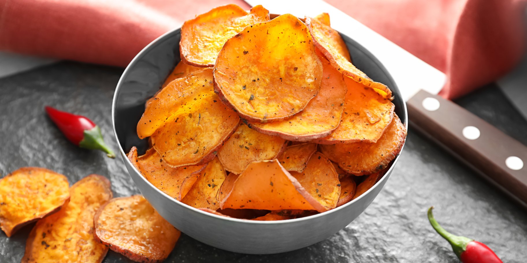 Чипси з солодкої картоплі