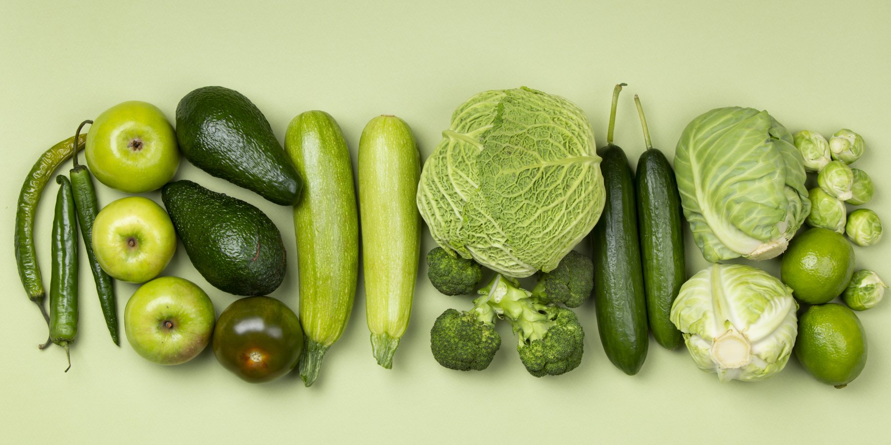 зелені овочі