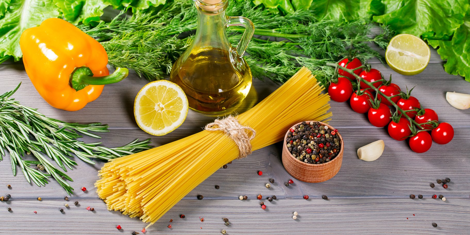 свіжі овочі, олія