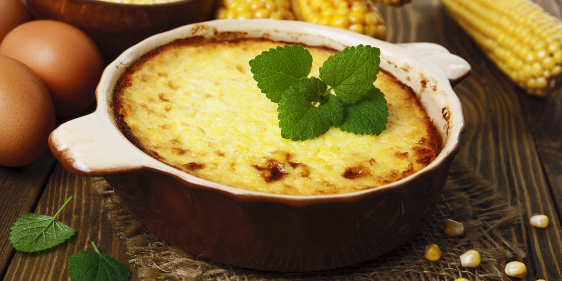 Полента с рубленым мясом