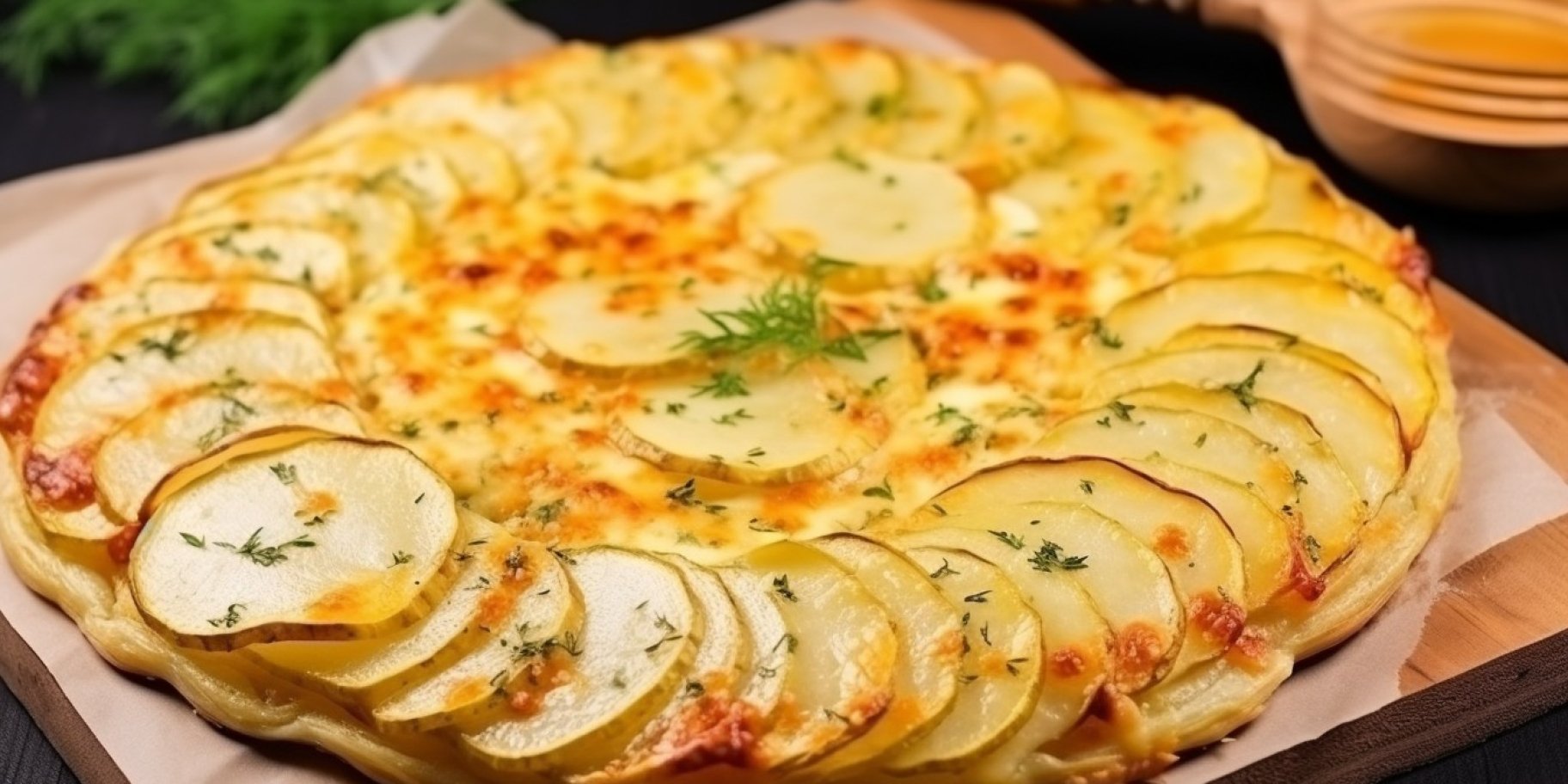 Домашня піца з молодої картоплі