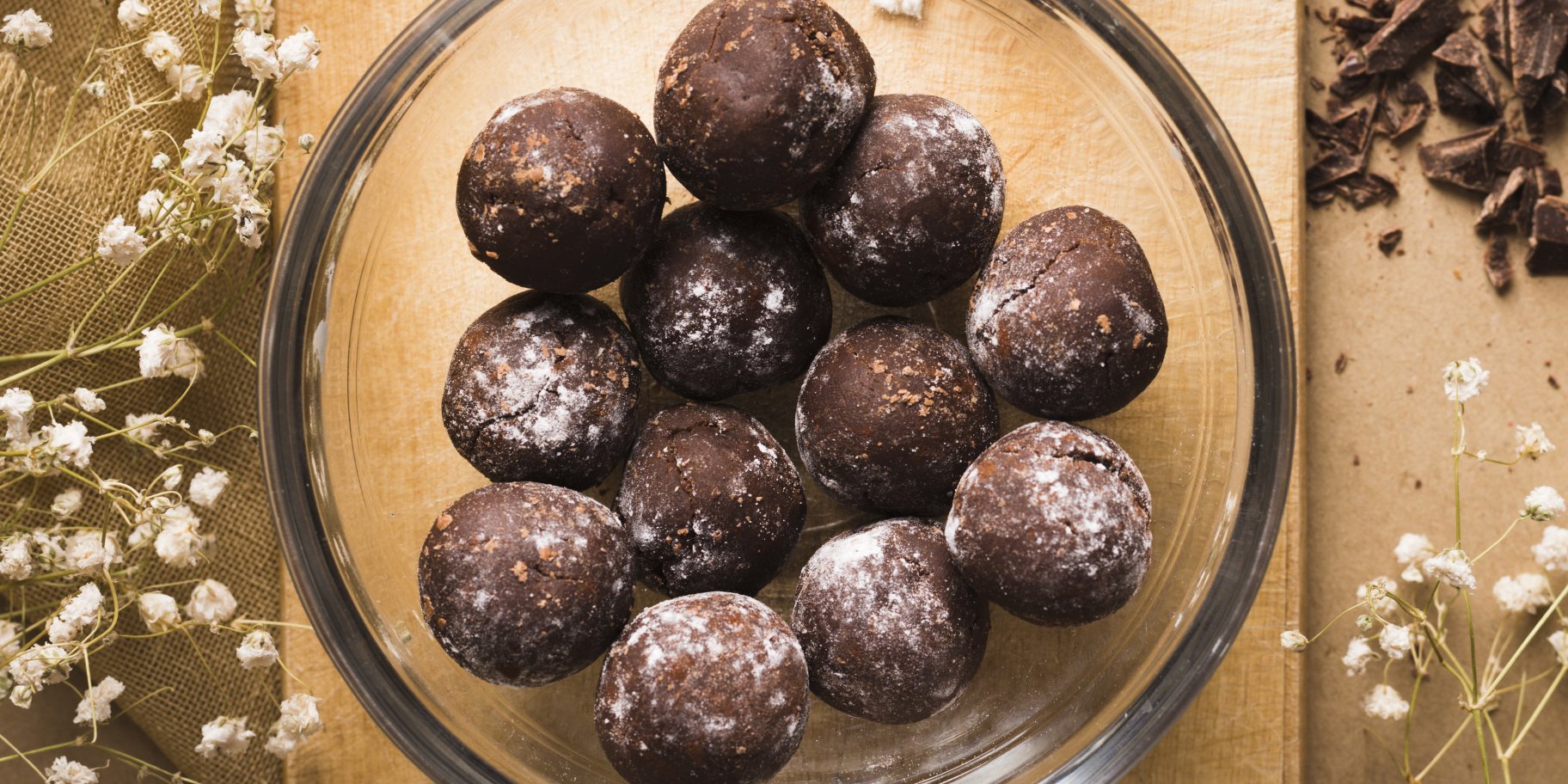 Шоколадні цукерки з чаєм