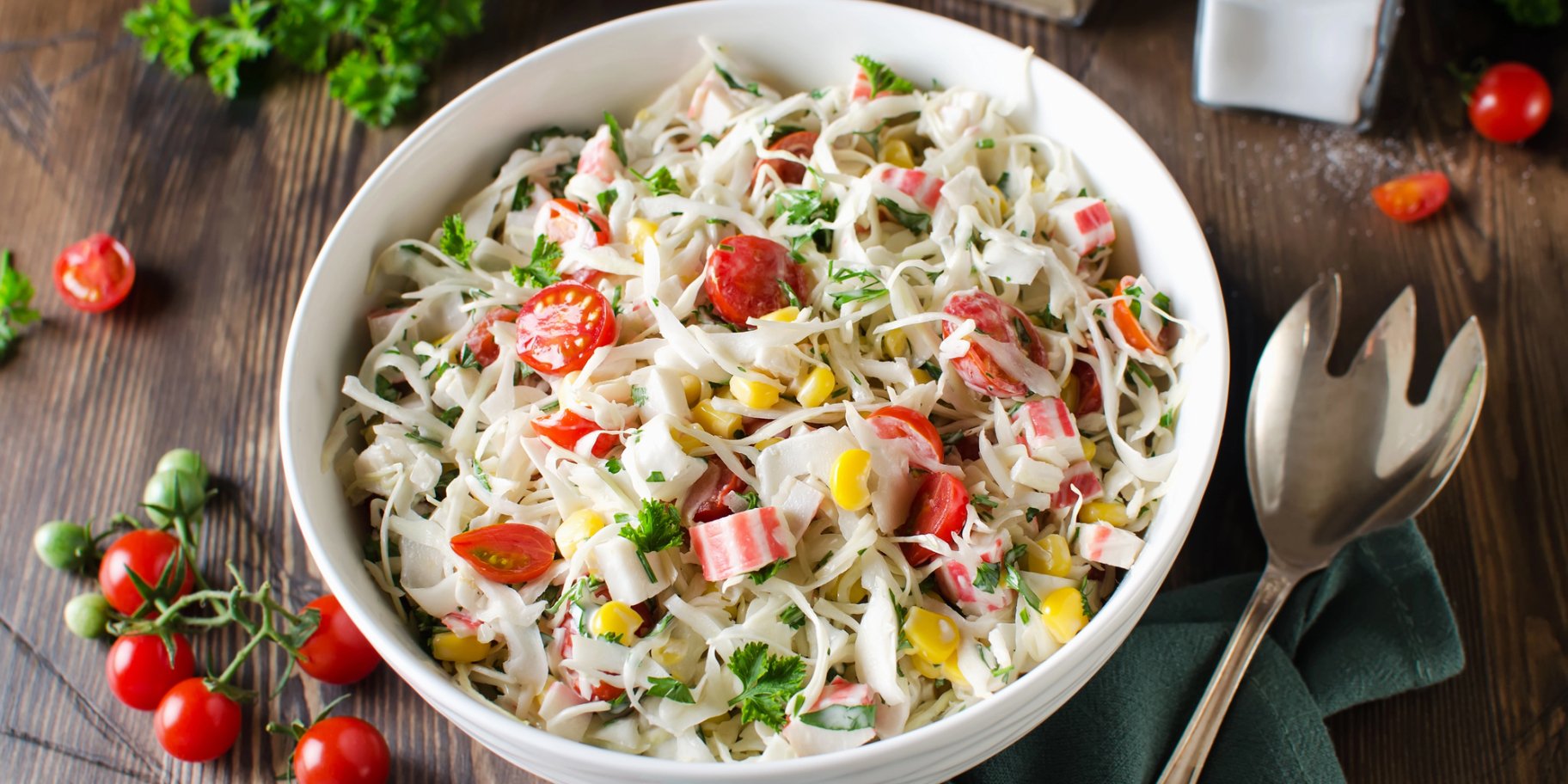 Салат з крабовими паличками