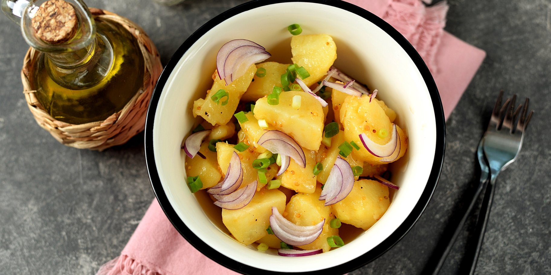 Картопля з волоськими горіхами - рецепт