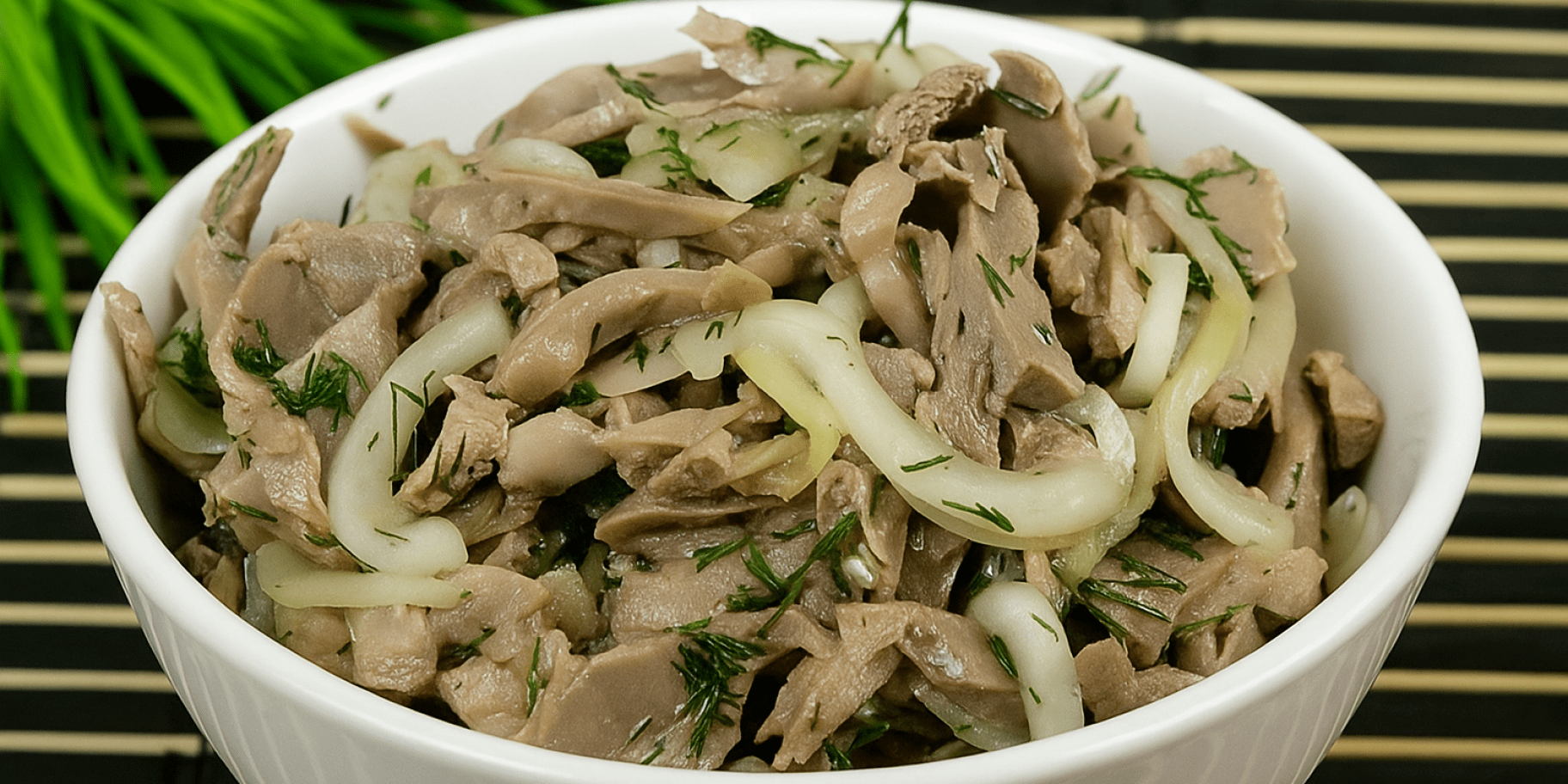 Закуска з курячих шлунків