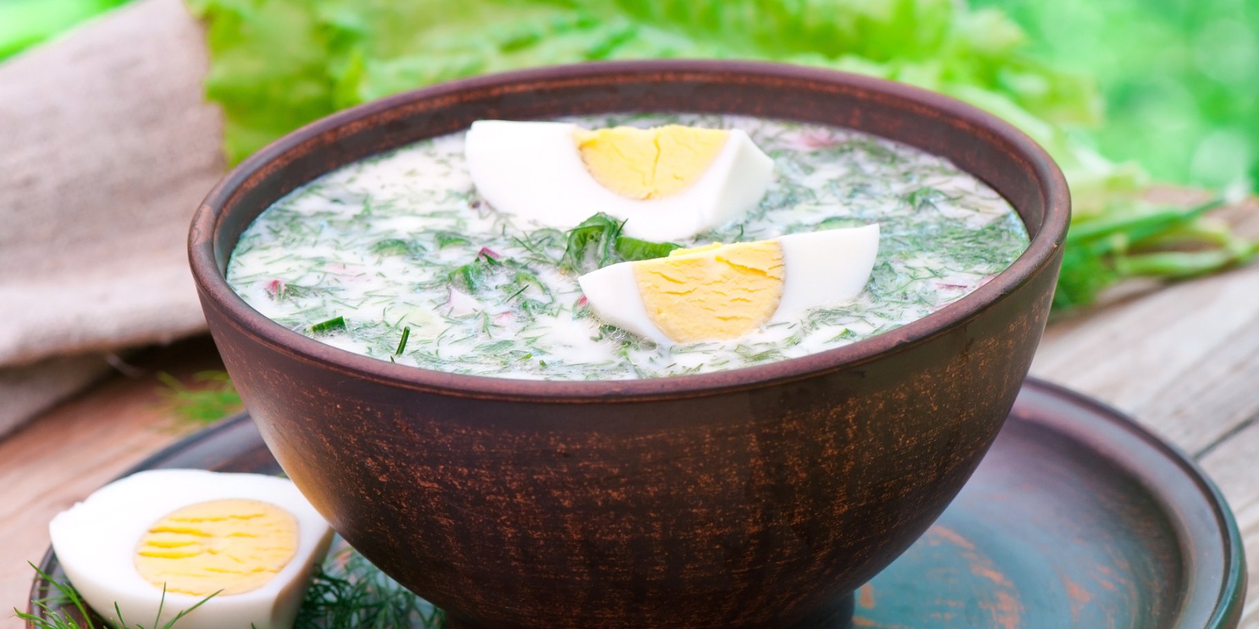 Холодник со свежими овощами