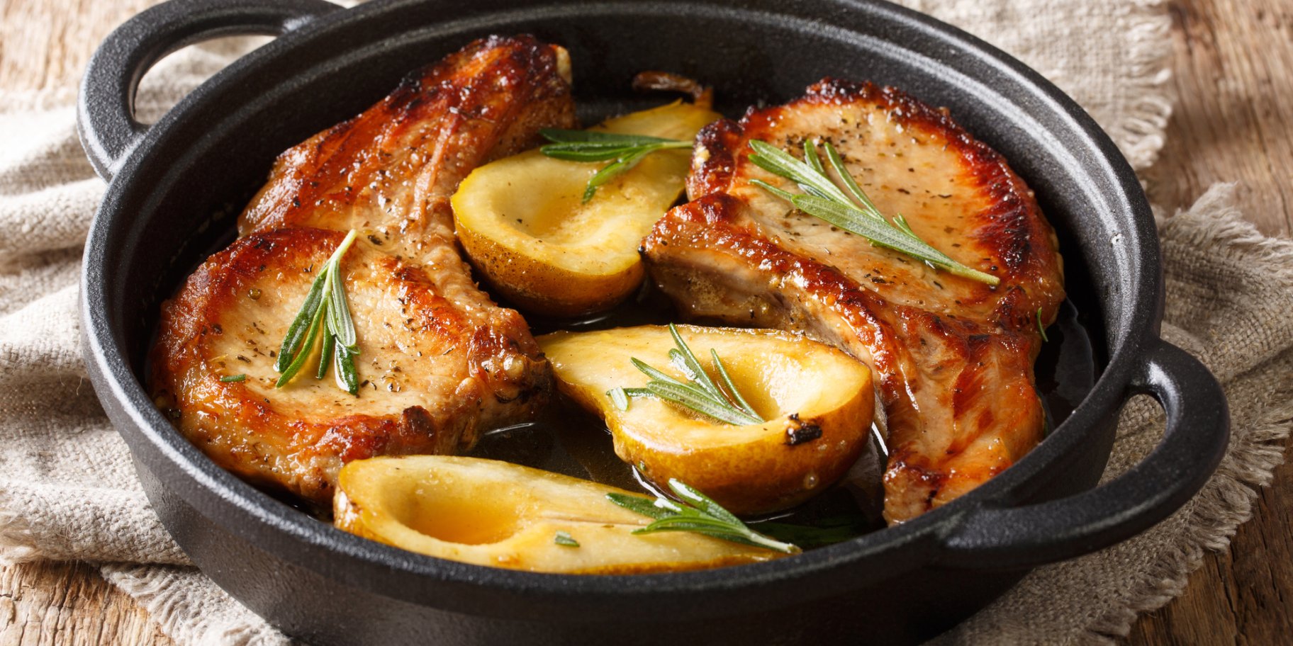 Свиные отбивные по-венски