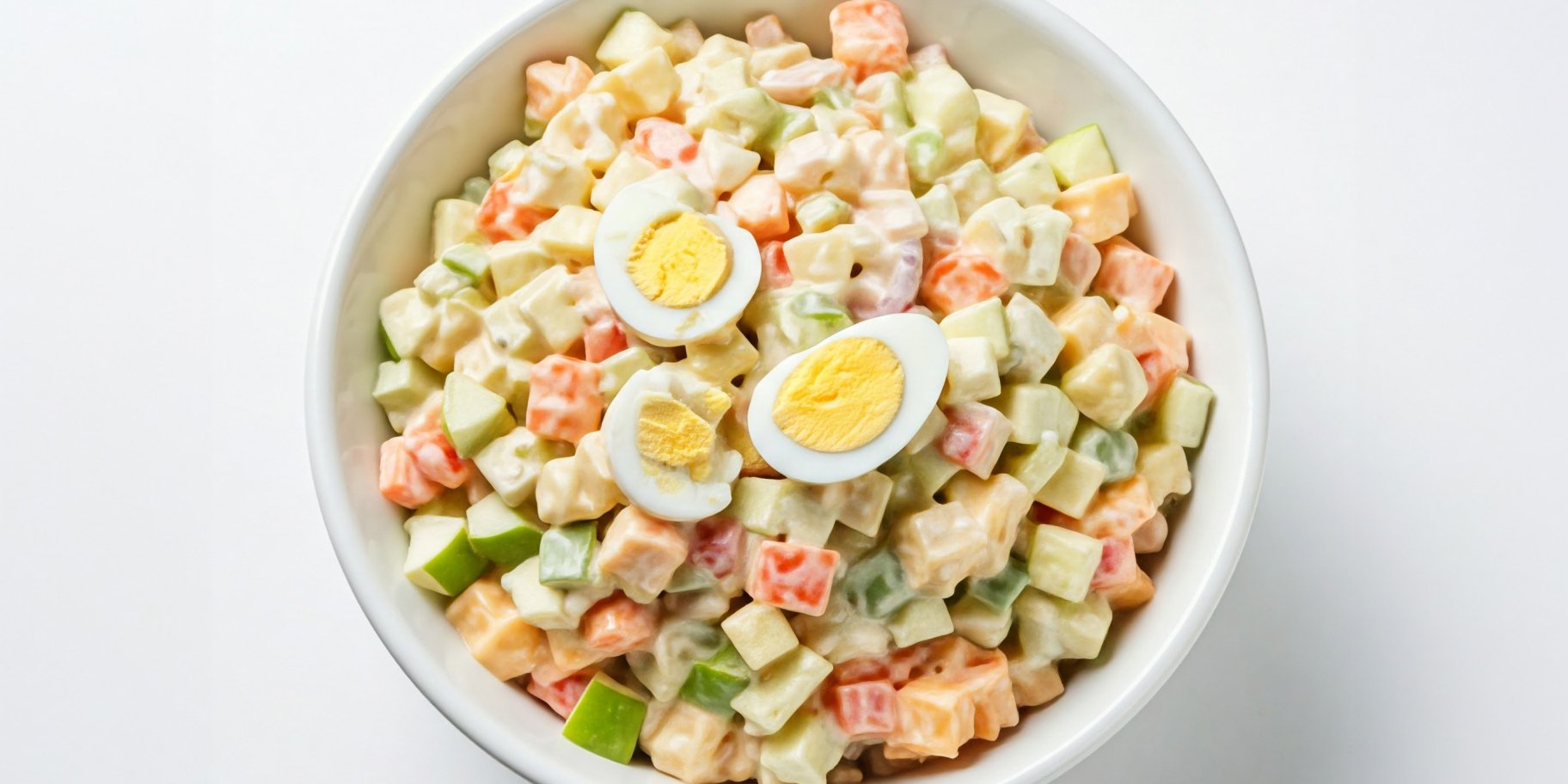 Салат з яблуками та сиром