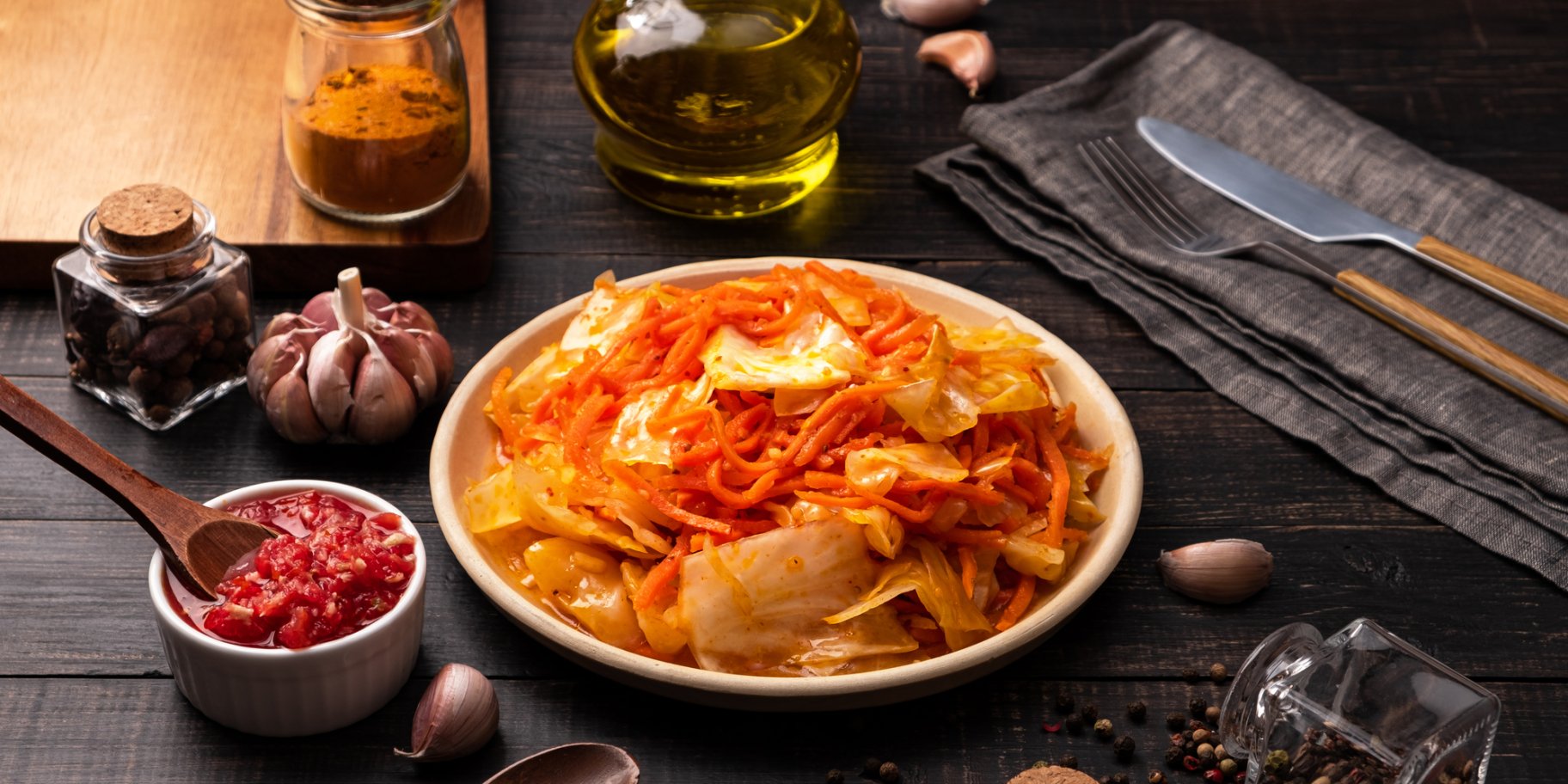 Капуста по-корейськи рецепт