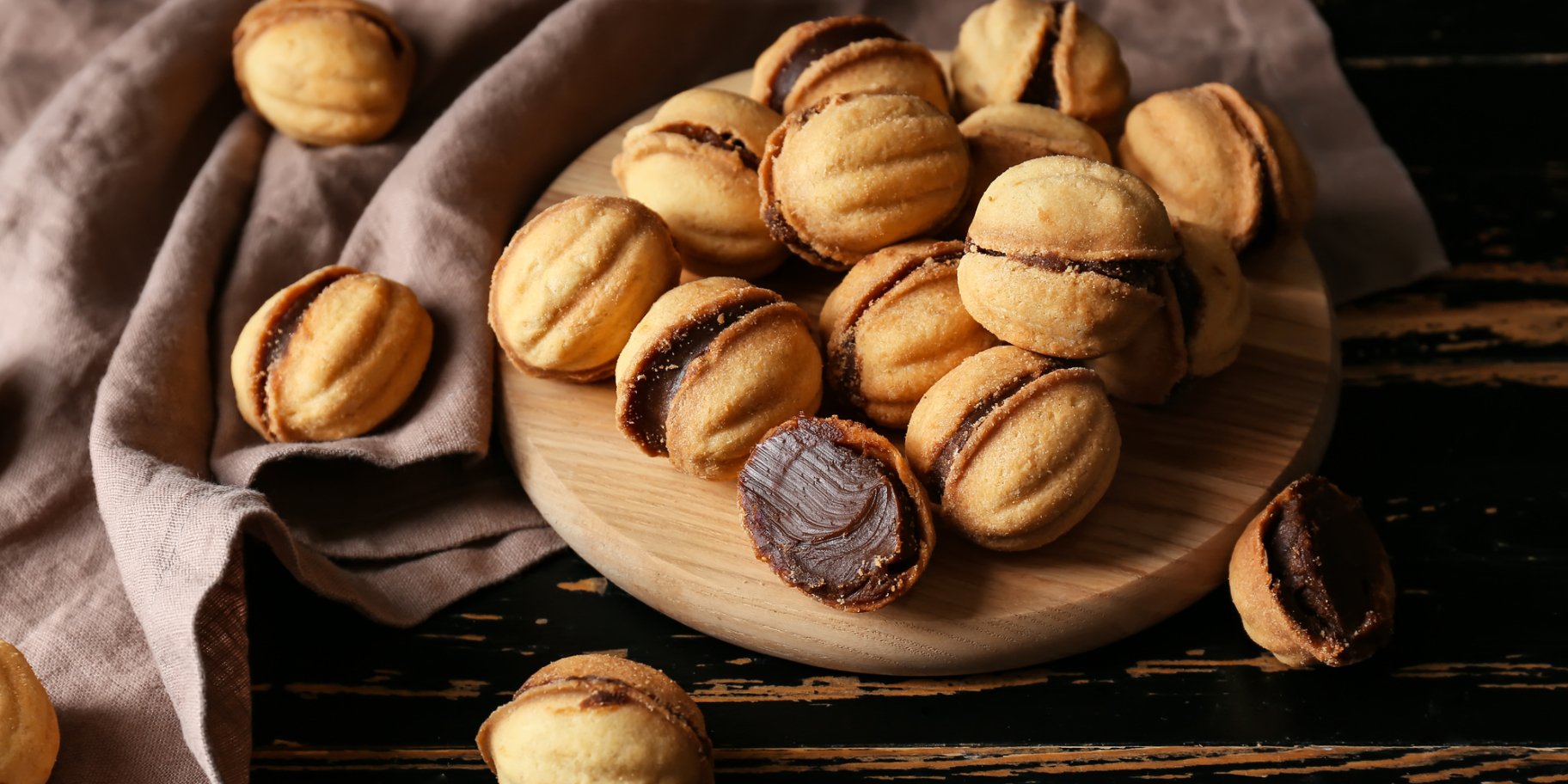 Горішки з шоколадним кремом