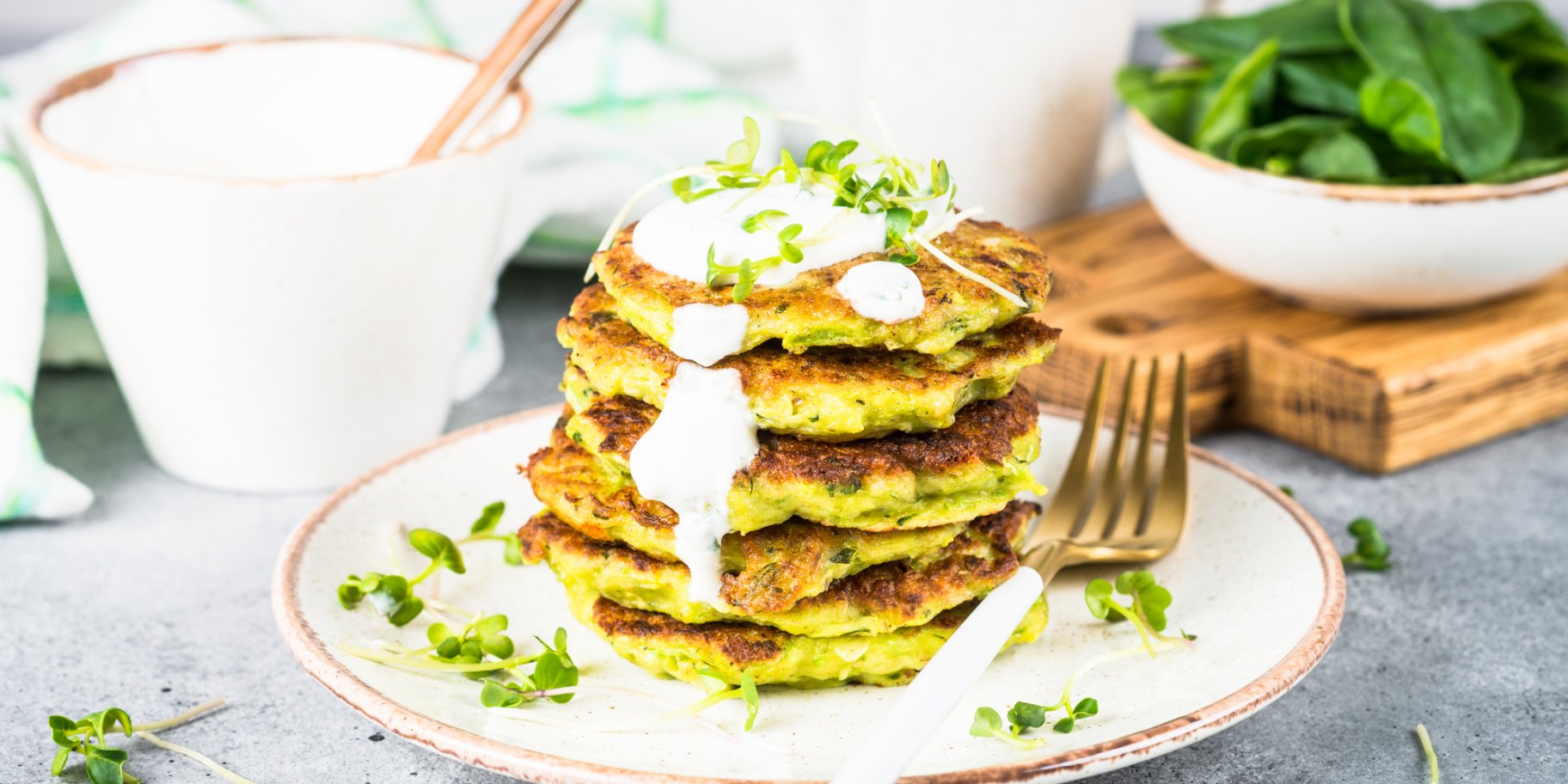 Кабачокві оладки з рисом