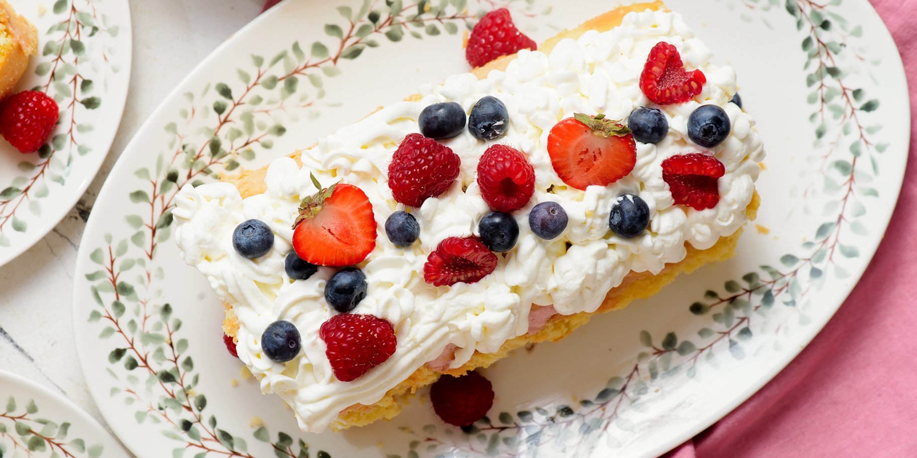 Ягідний рулет без глютену