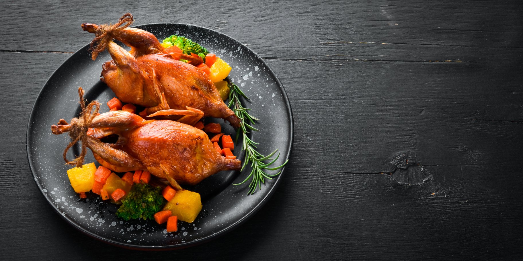 Запеченные перепелки