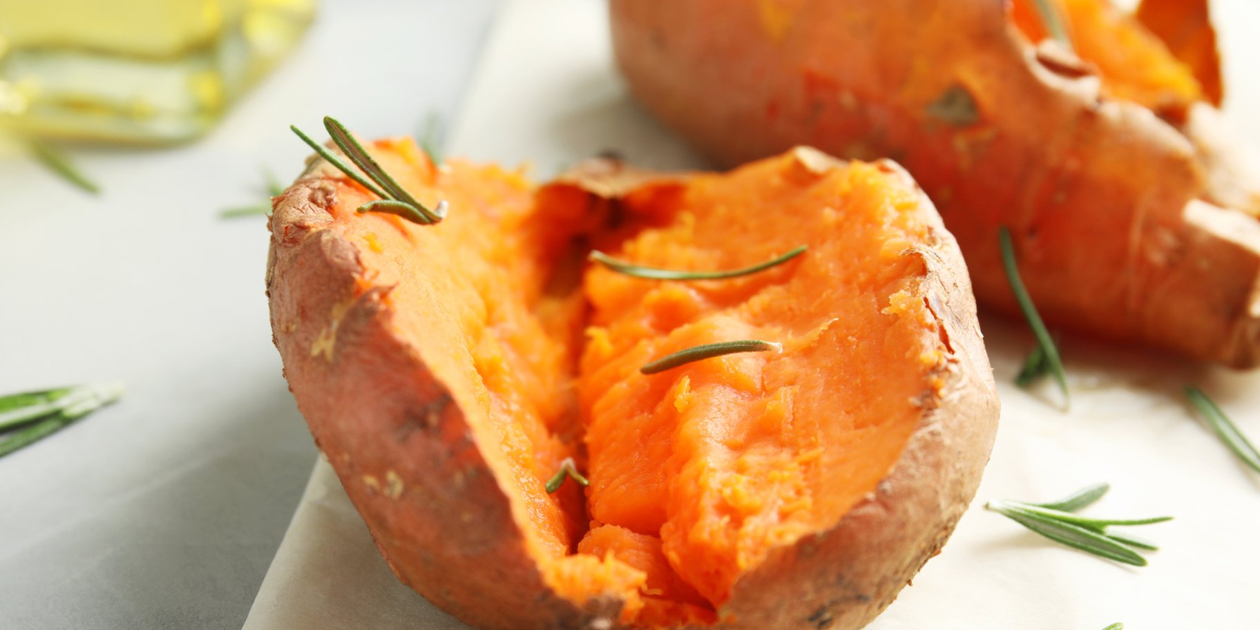 Батат в микроволновке