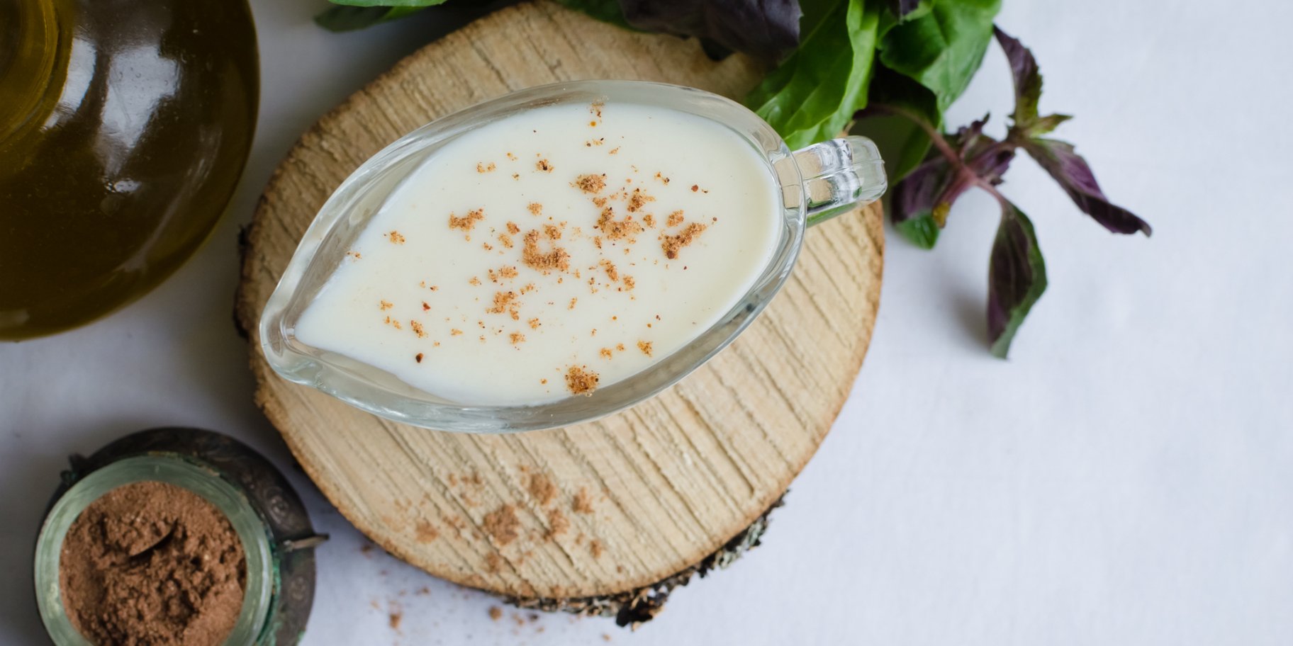 Веганский соус бешамель