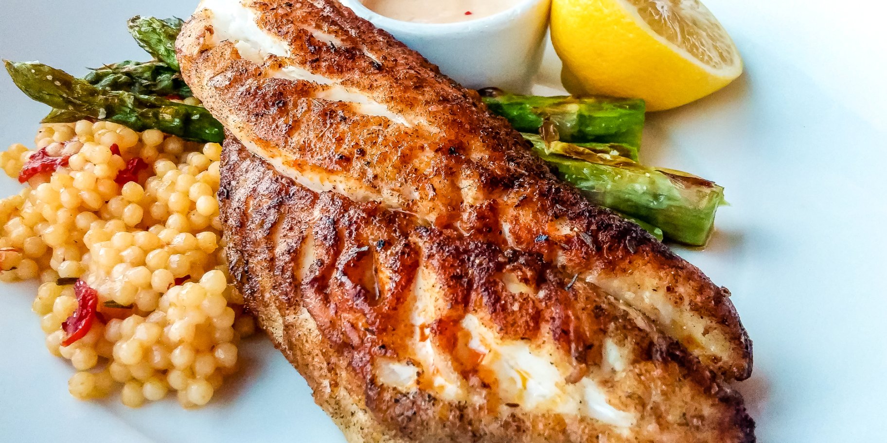 Смажена риба з гарніром