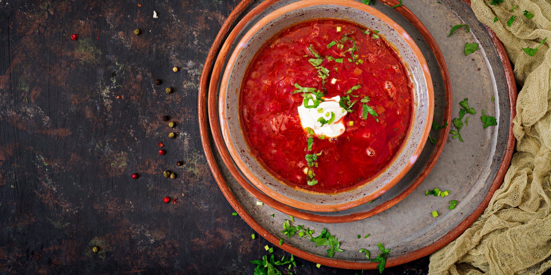 Борщ з квасолею у мультиварці