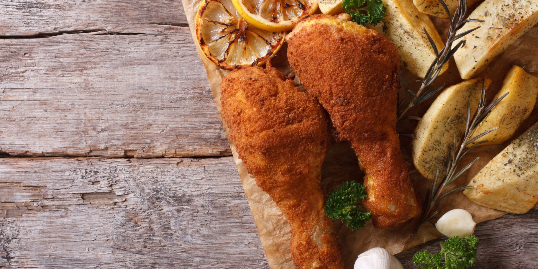 Курячі гомілки в паніровці