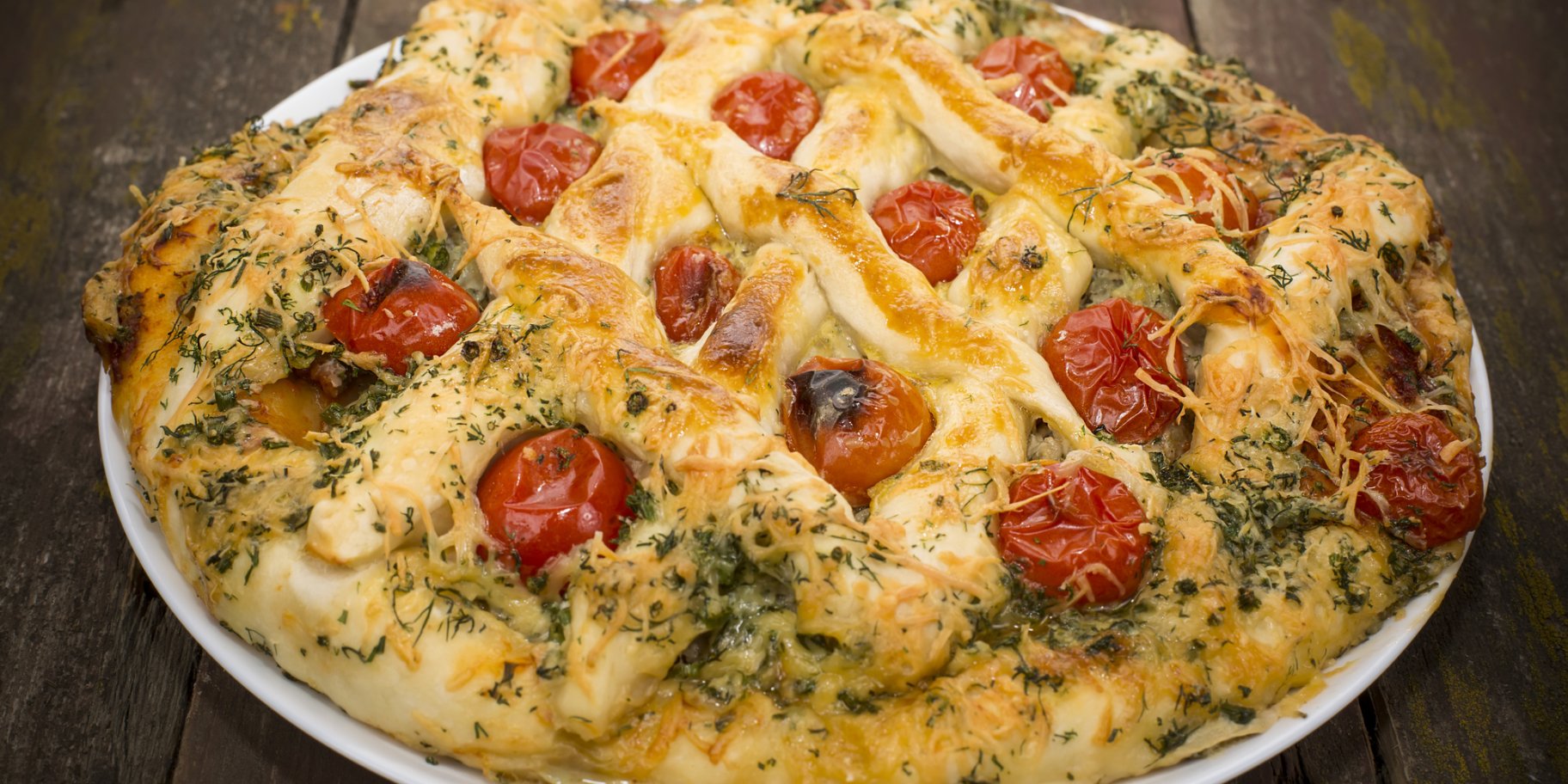 Відкритий пиріг з м’ясом