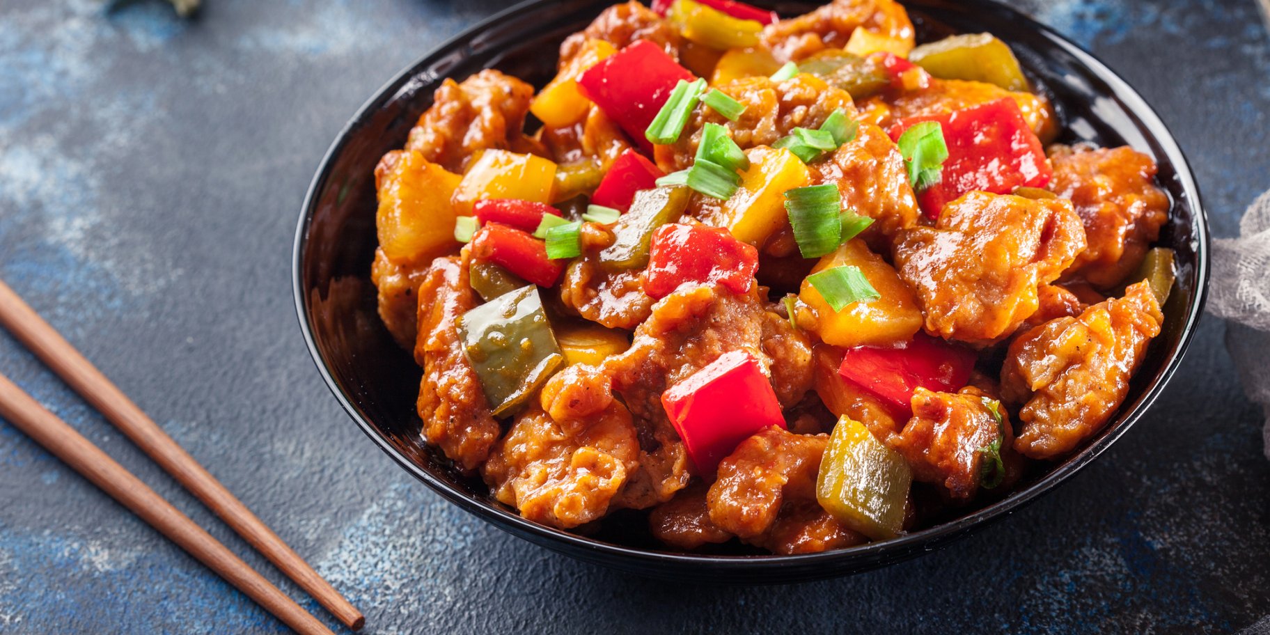 Курка в кисло-солодкому соусі