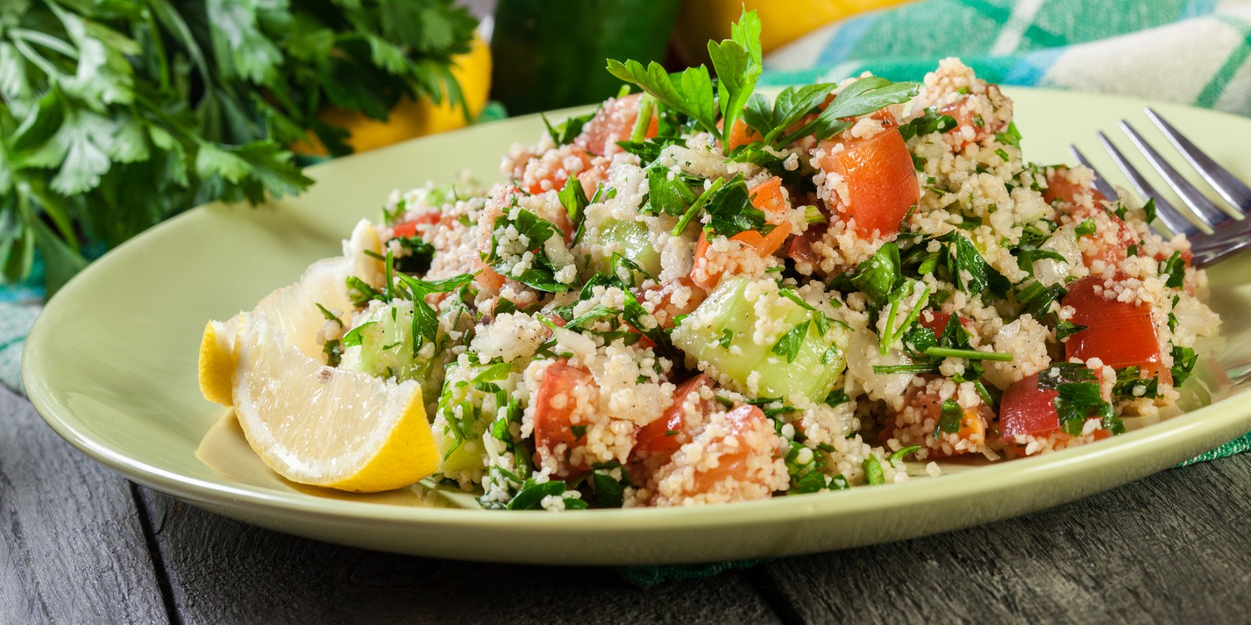 Салат з булгуром і овочами