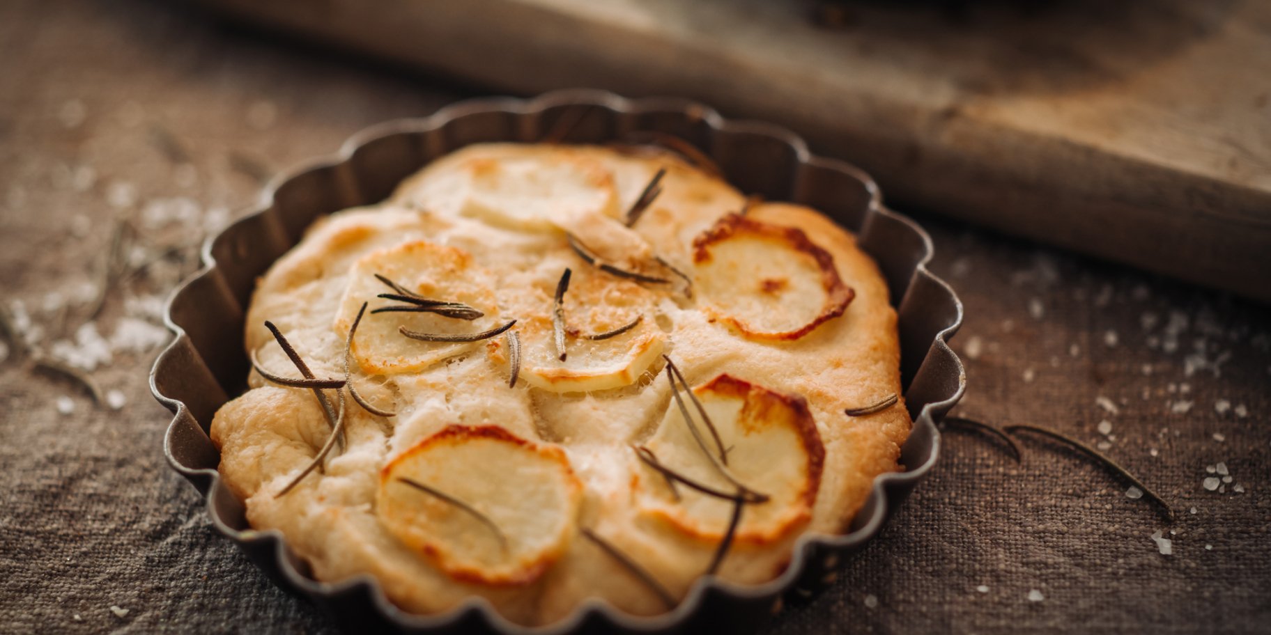 Фокача з картоплею