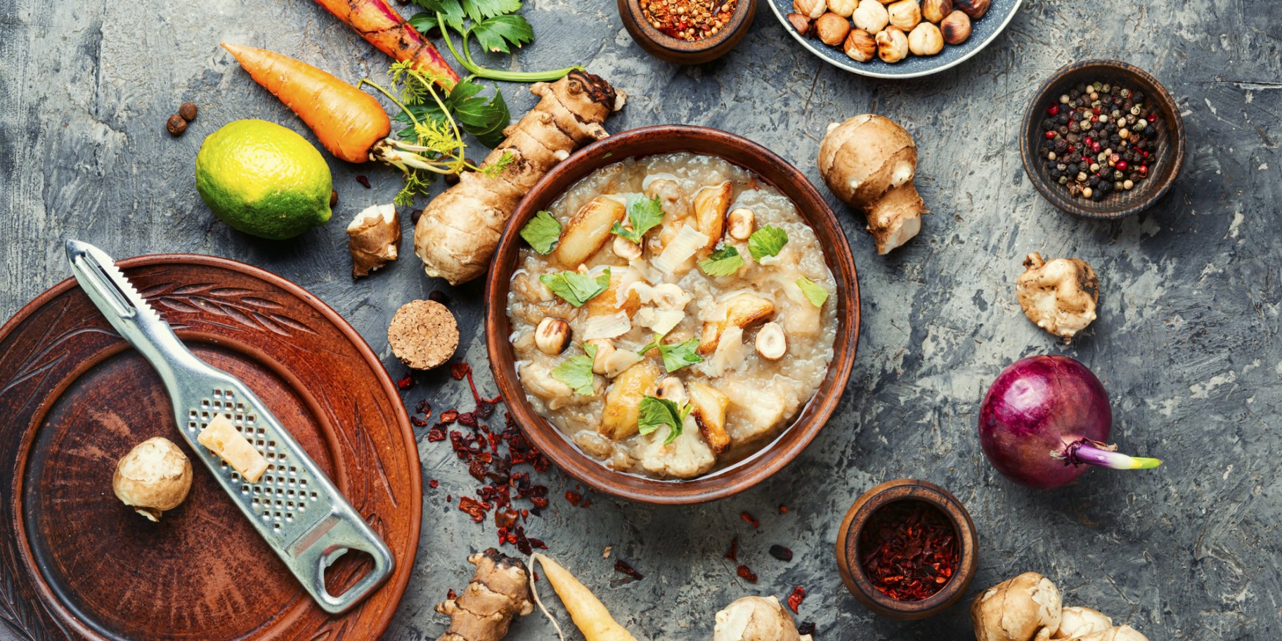 рагу с топинамбуром