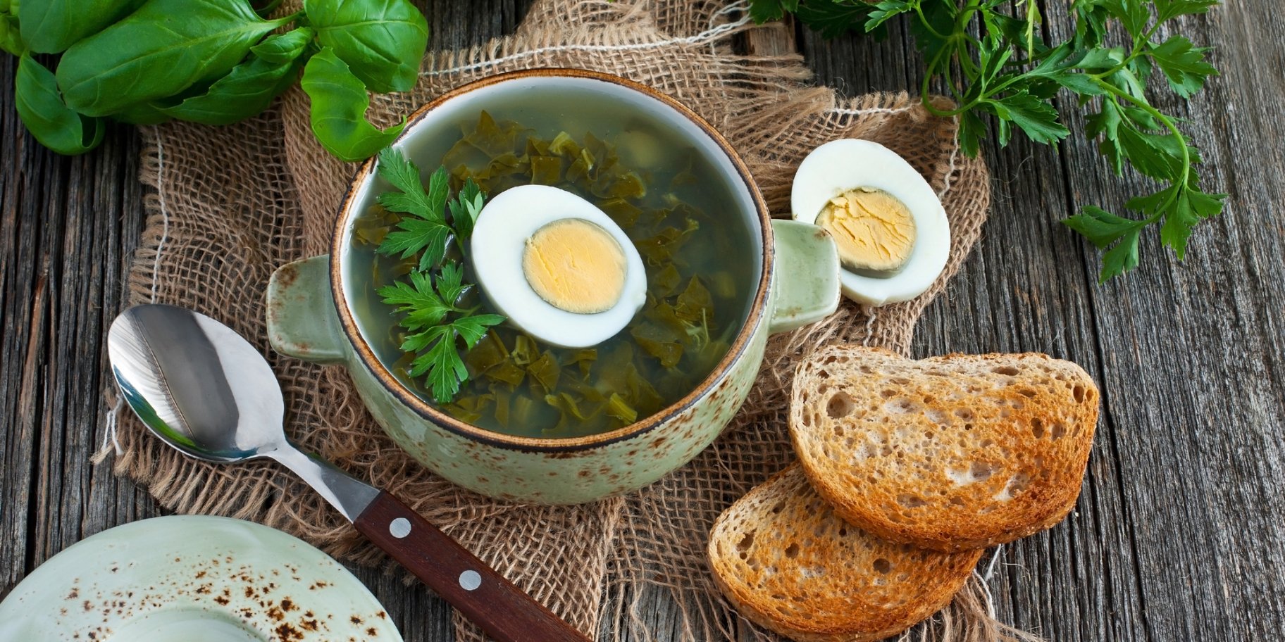 зелений борщ